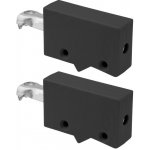 Walteco Rektifikační kování, nosnost 35 kg, černé, 2 ks 18038 – Hledejceny.cz