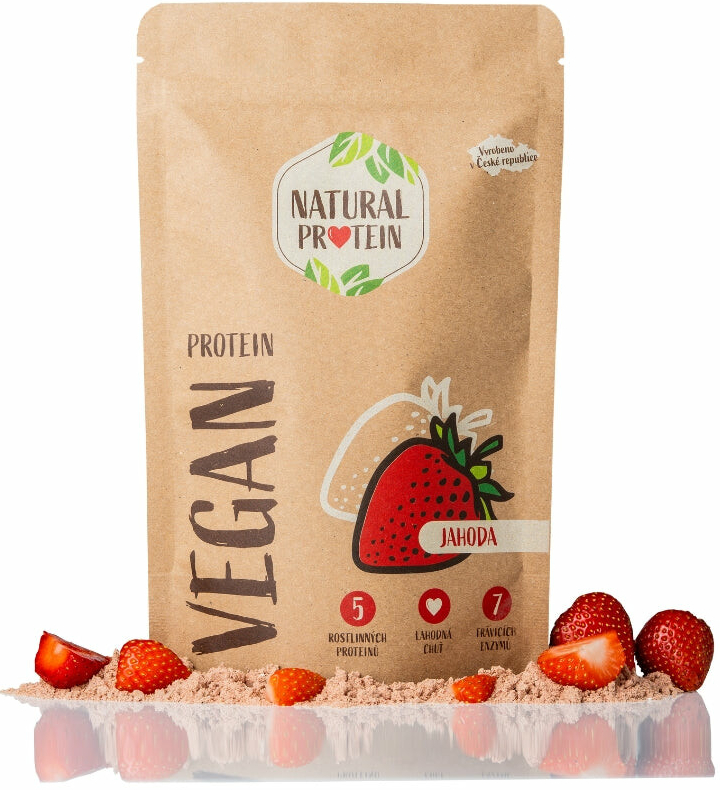 NaturalProtein Veganský protein 350 g