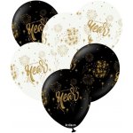 Kalisan Balloons Balonky Happy New Year s ohňostrojem 30 cm – Zboží Dáma