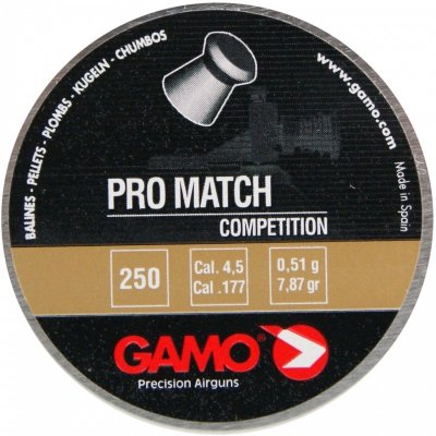 Diabolky Gamo Match 4,5 mm 250 ks – Sleviste.cz