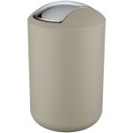 Wenko 21222100 - Koš BRASIL béžová/lesk. chrom WE0093 – Hledejceny.cz