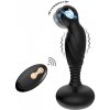 Anální kolík Basic X Ralph stimulátor prostaty s pohyblivou špičkou a elektrostimulací černý