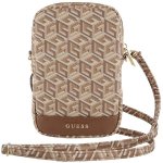 Guess PU G Cube Wallet Phone Bag Zipper hnědé – Hledejceny.cz