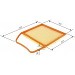 Vzduchový filtr BOSCH F 026 400 148 (F026400148) – Hledejceny.cz