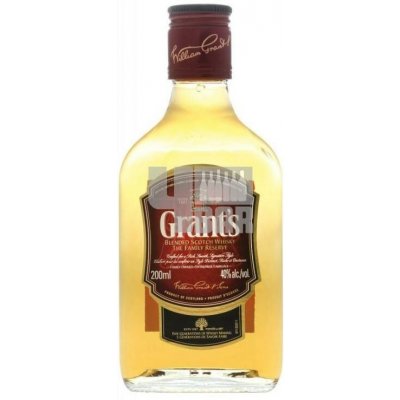 Grants whisky 43% 0,2 l (holá láhev) – Hledejceny.cz