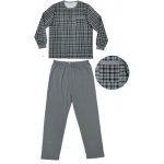 Wolf S2476A pánské pyžamo dlouhé šedé – Zboží Dáma