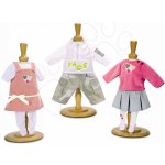 Smoby šaty Baby Nurse pro dětskou panenku růžové/šedé/bílé