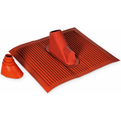 TechniSat SET hliníková střešní taška a průchodka, červená – Hledejceny.cz