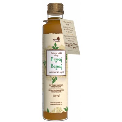 Naturprodukt sirup Bezový 0,5 l – Zboží Mobilmania