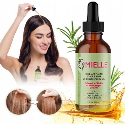 Mielle Rosemary Mint Scalp & Hair Strengthening Oil 59 ml – Hledejceny.cz