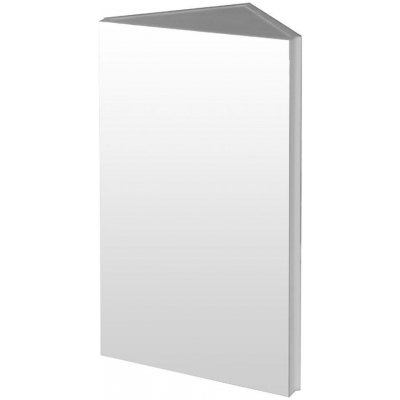 BPS-koupelny Zrcadlová skříňka závěsná rohová bez osvětlení Aruba ZS – Zboží Mobilmania