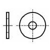 Distanční podložka kola BOSSARD Podložka kulatá M2,5 D=8mm h=0,8mm ocel Povlak: zinek BN:729