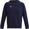 Pánská mikina Under Armour Mikina Ua Rival Fleece Fz Hoodie 1379767 Tmavomodrá Loose Fit