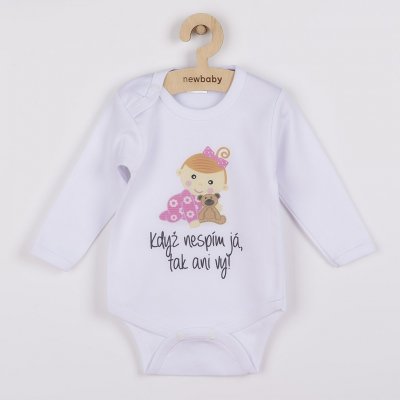 Body s potiskem New Baby Když nespím já tak ani vy – Zboží Dáma