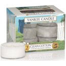 Yankee Candle Clean Cotton 12 x 9,8 g