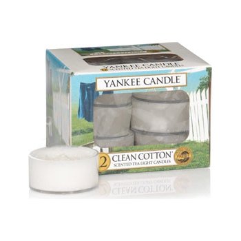 Yankee Candle Clean Cotton 12 x 9,8 g