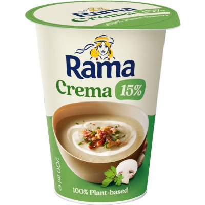 Rama crema 100% rostlinná alternativa na vaření 15% 200ml – Zboží Mobilmania