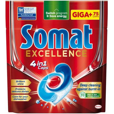 Somat Excellence tablety do myčky 75 ks – Zbozi.Blesk.cz