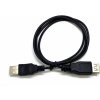 C-TECH CB-USB2AA-3-B USB A-A, prodlužovací, 1,8m, černý