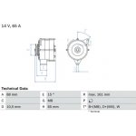 generátor BOSCH 0 986 038 080