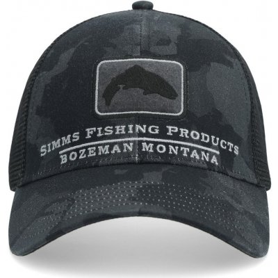 Simms Kšiltovka Trout Icon Trucker Cap Regiment Camo Carbon – Hledejceny.cz