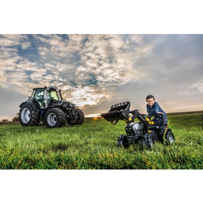 Rolly Toys Traktor šlapací DEUT FAHR AGROTRON 7250 TTV WARRIOR s čelním nakladačem – Zboží Mobilmania
