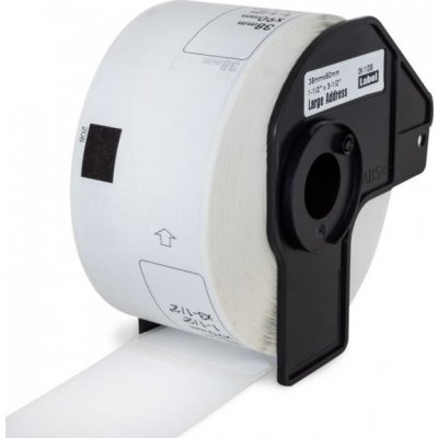 PRINTLINE kompatibilní s Brother DK-11208, papírové bílé, široké adresy, 38x90mm, 400 ks PLLB08 – Zboží Živě