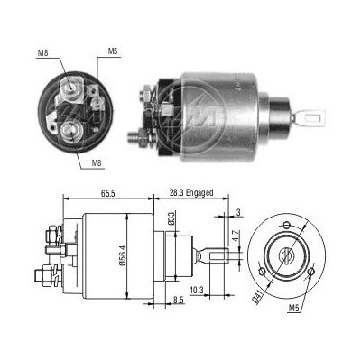 Spínač startéru ZM - Bosch 0331303106 | Zboží Auto