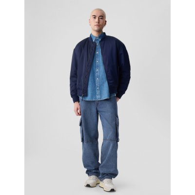 GAP Džíny s kapsami Cargo Baggy Modrá – Sleviste.cz