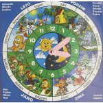 Školní hodiny barevné – Zboží Dáma