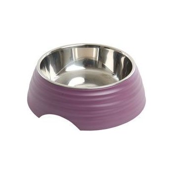 Kruuse Jorgen A/S Miska melamin Frosted Ripple Bowl fialová 0,7 l