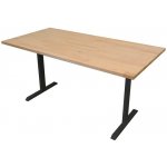 ZLKL Kancelářský stůl 1600 x 800 mm P00266-13 buková spárovka/černý – Zboží Dáma