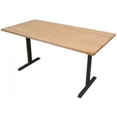 ZLKL Kancelářský stůl 1600 x 800 mm P00266-13 buková spárovka/černý – Zboží Dáma