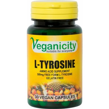 Veganicity L-Tyrozin 400 mg 30 kapslí