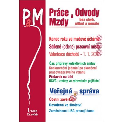 Práce a mzdy 1/2020 Konec roku ve mzdové účtárně – Zboží Mobilmania