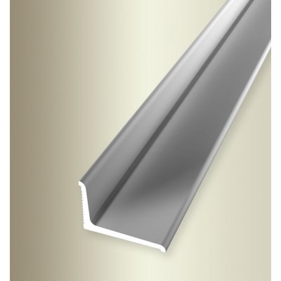 Küberit 369 N/SK F4 Stěnový ukončovací profil Stříbrná 2,7 m – Sleviste.cz