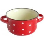 Toro Miska na polévku červená s puntíky keramika 540 ml – Hledejceny.cz