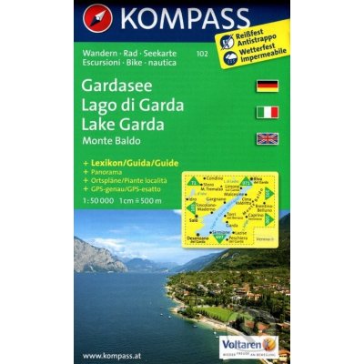 Lago di Garda 1:50 000 mapa