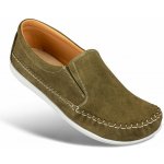 Pánské nazouvací polobotky khaki – Zboží Dáma