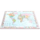 Stolní psací podložka mapa Svět 67x44 cm