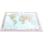 Stolní psací podložka mapa Svět 67x44 cm – Zboží Mobilmania