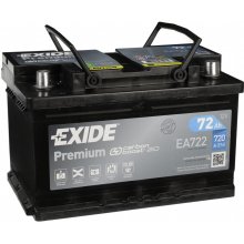 Exide Premium 12V 72Ah 720A EA722