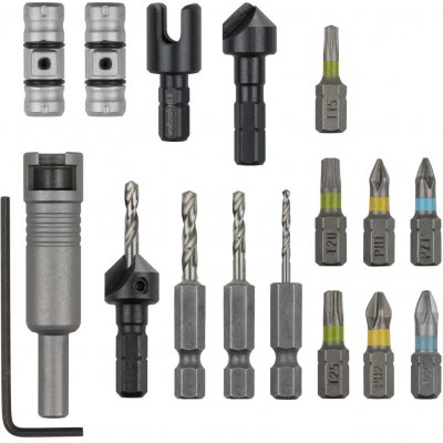 Wolfcraft Flipbit sada "Vše v jednom" 16 ks – Zboží Dáma