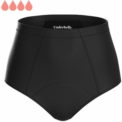Underbelly menstruační kalhotky FAMME černá lem z vlastního materiálu