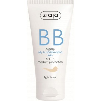 Ziaja BB krém pro mastnou a smíšenou pleť SPF 15 Light Tone BB Cream 50 ml – Sleviste.cz