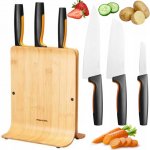 Fiskars Functional Form Bambusový blok 3 nože 1057553 – Zboží Dáma