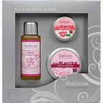 Saloos Růže regenerační obličejový olej Růže 20 ml + květinová voda Růže 50 ml + hydrofilní odličovací olej Růžové dřevo 50 ml dárková sada – Hledejceny.cz