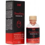 intt Strawberry Masážní gel s hřejivým efektem 30 ml – Zboží Dáma