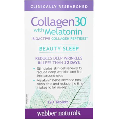 Webber Naturals Kolagen s melatoninem 120 tablet – Hledejceny.cz