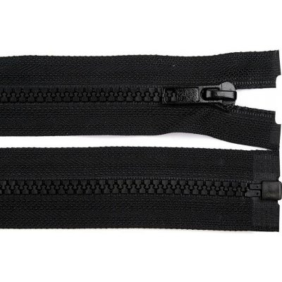 Kostěný zip dělitelný, délka 150 cm - černý – Zboží Mobilmania